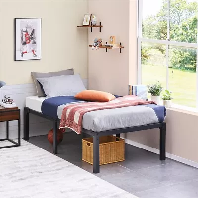 Twin/Full/Queen/King/California King Metal Platform Bed Frame Non-Slip Design • $53.99