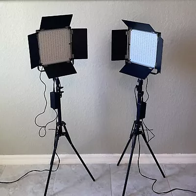 Pixel K80 RGB Professional Video Light Kit W/ Stands Carrier Bag Set Of 2 Tested • $169.99