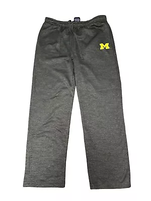 University Of Michigan Sweatpants Campus Heritage Drawstring XL U Of M Gray • $14.99