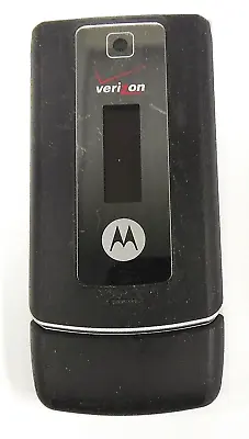Motorola Moto W385 - Black And Silver ( Verizon ) Cellular Flip Phone • $16.99