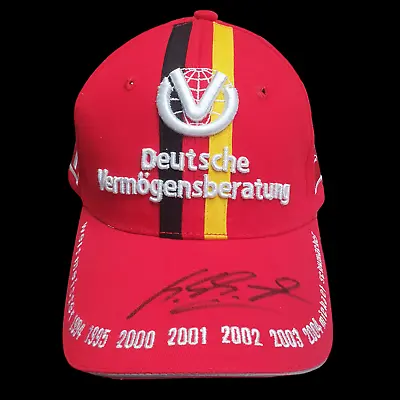 MICHAEL SCHUMACHER SIGNED 2007 DVAG F1  CAP - Helmet - Shirt - RARE • $616.32