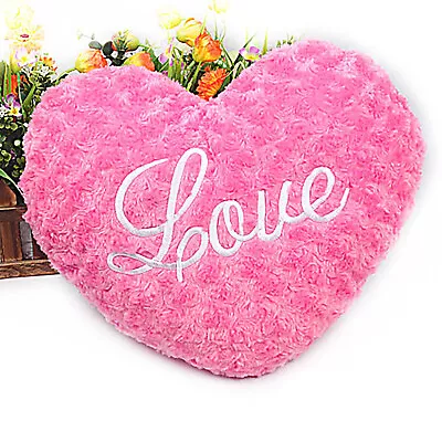 Love Heart Shaped Pillow Couple Cushion Pillow Heart-shaped Pillow Love Pillow • £5.82