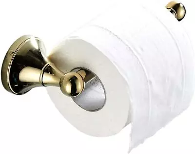 £16.99 • Buy Toilet Roll Holder Without Cover Brass  20 Cm / 7.87 Inches, White Flybath