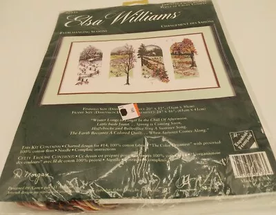 NEW Elsa Williams Counted Cross Stitch Kit #02123  Everchanging Seasons  20 X 12 • $21.99