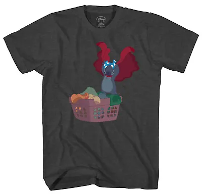 Disney Stitch Laundry Basket Men's Charcoal Heather T-Shirt • $14.99
