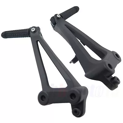 Matte Black Rear Footrest Foot Pegs Brackets For Yamaha YZF-R1 2009 - 2011  • $41.49