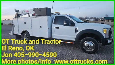 2017 Ford F-550 4wd 3200lb Crane 11ft Mechanics Lube System Service Truck Welder • $42950