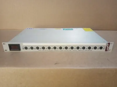 Holt Broadcast Services 12 Way IEC Power Distribution Unit PDU MDU 19″ Amp Meter • £125