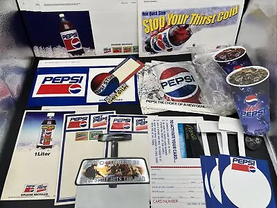 PEPSI STUFF Shelf Talkers Big Slam License To Chill  Diet Window Wobblers Rare • $20