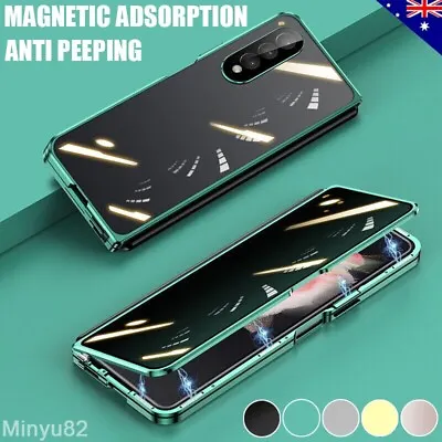 For Samsung Galaxy Z Fold 5/4/3/2 Anti-Peep Privacy Case Magnetic Screen Cover • $10.95