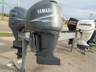 USED 2005 YAMAHA 250hp 4 FOUR STROKE 30  OUTBOARD BOAT MOTOR ENGINE-NO LOWER • $6757.50