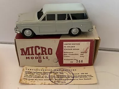 MICRO MODELS MM516 Holden FC Station Wagon HB344 Ltd Ed 850 1:43 • $110