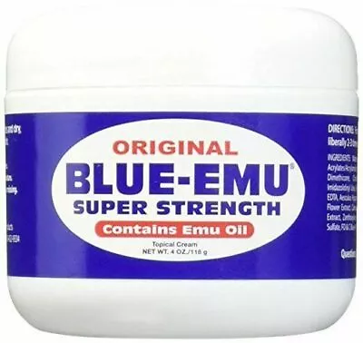 $14.90 • Buy BLUE-EMU Super Strength Emu Oil - 4 Oz Expires 1/25