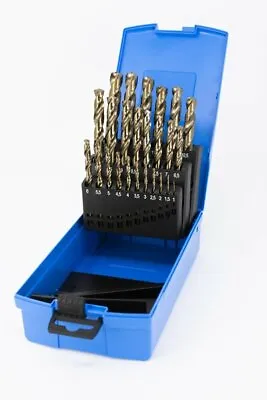 Presto 09501M25 1.0-13mm 0.5 Increments HSCo 8% Cobalt Jobber Drill Set • £69