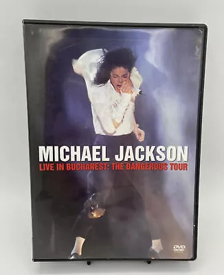 Michael Jackson - Live Concert In Bucharest: The Dangerous Tour (DVD 2005) • $8