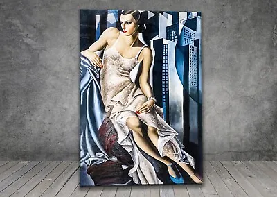 Tamara De Lempicka Portrait De Madame Allan Bott CANVAS PAINTING ART PRINT 1320X • £25.01