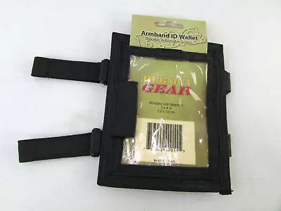 Bug Out Gear Military Armband ID Wallet Holder - Black • $11.20
