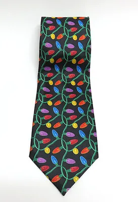 Men's Christmas Neck Tie ~ Strand Of Lights • $6.95