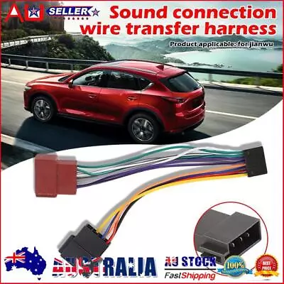 ISO Wiring Harness Connector Wire Loom Car Stereo Adaptor Cable For KENWOOD AU • $8.20