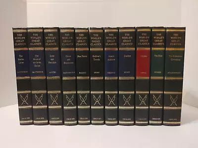 The World’s Great Classics Lot Of 11 HC Books Grolier Vintage ILIAD Austen • $89.95