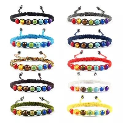 Stone Bracelets Women Jewelry Natural Stone Material Braided Bracelets For Women • £6