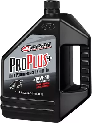 Maxima (30-039128) Pro Plus+ 20W-50 Synthetic Motorcycle Engine Oil - 1 Gallon • $50.56