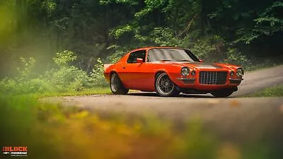 1972 Camaro Muscle Orange And Black - Poster 20x30 Sports Car • $19.99