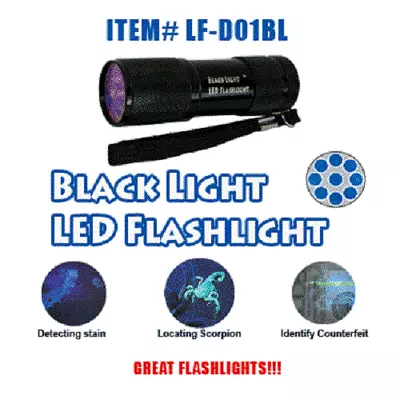 9 LED FLASHLIGHT For Home & Leisure Ass. Color 12 Pack W/Counter Retail Display  • $44.99