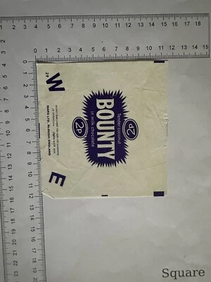 £4.99 • Buy Vintage Mars Ltd Bounty Chocolate Sweet Wrapper Confectionery