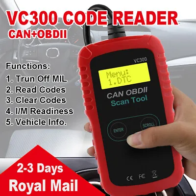 Check Engine Error Code EOBD OBD2 Scanner Car Fault Code Reader Engine Scanner • £9.99