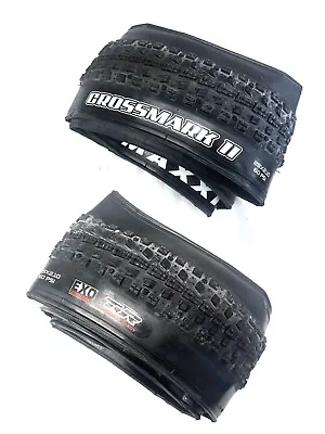 2X Maxxis CrossMark II Tubeless Tire 29X2.1 Folding EXO Bicycle MTB Bike Tyres • $78.28