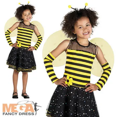£14.99 • Buy Bumblebee Girls Fancy Dress Insect Bee Animal Kids World Book Day Costume Outfit