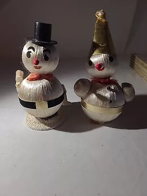 Vintage Christmas Putz Snowmen • $15