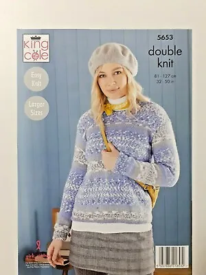 Knitting Patterns For King Cole Fjord Fair Isle Yarn - Up To 50   Free 1st Post • £4.25