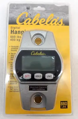 Cabelas Digital Electronic Scale Hanging Fishing Luggage Travel 880 LBS 400 KG • $43.16