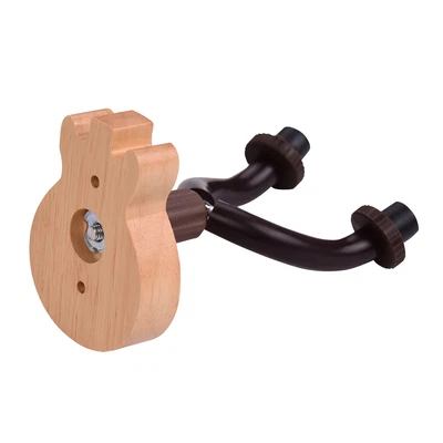 $17.88 • Buy Guitar Wall Mount Hanger Solid Wood Guitar Stand With Metal Steadying Bars G5C7