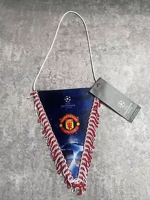 Official Manchester United Champions League Wall Pennant • £15