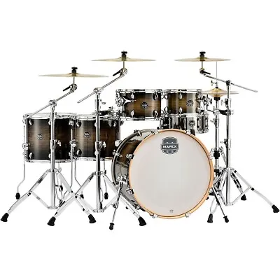 Mapex Armory Series Exotic Studioease Fast Shell Pack With 22  Bass Black Dawn • $1149