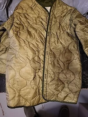 Extreme Cold Weather Parka Liner Adult Small Woobie Green Puffer Military USGI  • $12