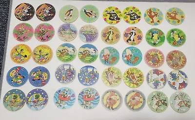 Looney Tunes Tazo Set 1-20 Old Scratched & Damage Tazos  • $12