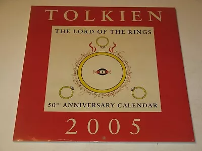 J.R.R. Tolkien Calendar 2005 SW Lord Of The Rings 50th Anniversary Middle-Earth • £30.79