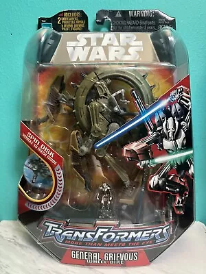 Hasbro Transformers Star Wars Crossover General Grievous Wheel Bike New • $44.99