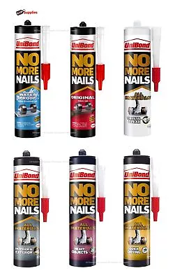 UniBond No More Nails Original Heavy Duty Mounting Grab Adhesive Strong Glue • £12.95