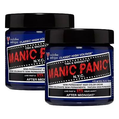 MANIC PANIC After Midnight Hair Dye – Classic High Voltage  (2PK) Semi-Permanent • $49.04