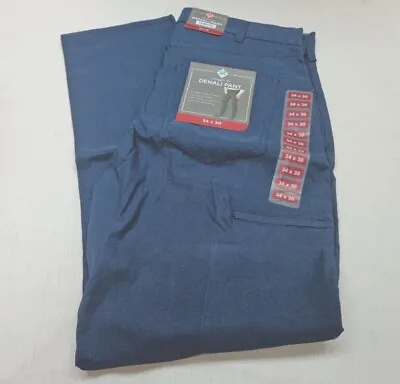 DENALI Blue Cove UPF 50 Travel Pants Stretch NWT 34/30  Straight Fit  NEW • $25.99