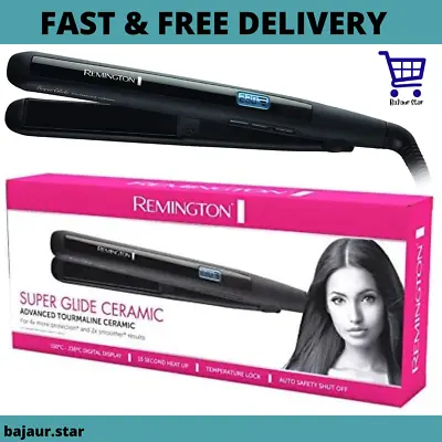 Remington SUPER GLIDE Ceramic Hair Straightener - Tourmaline Styling Iron 230°C • $49.99
