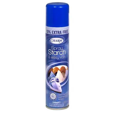 Charm Spray Starch & Easy Iron Spray - 300ml+30ml • £4.50