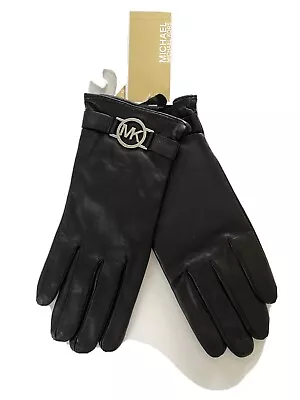 NWT Michael Kors Women’s Black Leather Gloves Size S 49.99. • $49.99