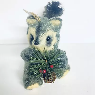 Pier 1 Sisal Figural Raccoon Ornament / Decoration New • $7.99