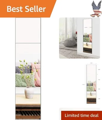 Frameless Wall Mirror Tiles - Multi-Purpose 12  X 12  - 4Pcs HD Float Glass • $27.54